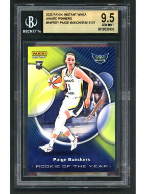 2025-26 Panini Instant Wnba #Aw-ROY Paige Bueckers ROY (RC) BGS 9.5 Gem Mint
